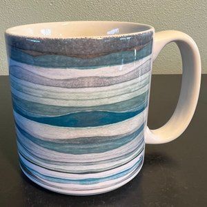 SHELL RUMMEL Watercolor Waves Ceramic Mug ~ Artwork by Shell Rummel